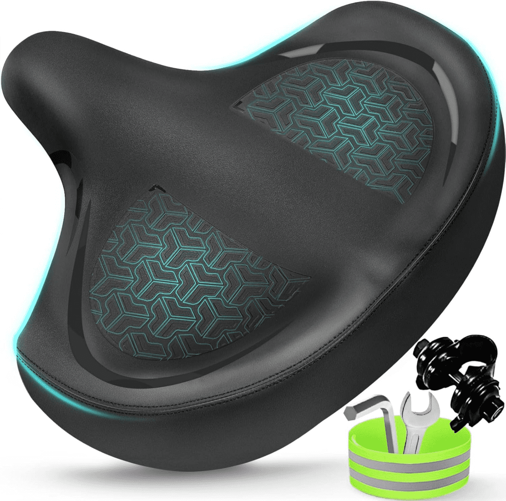 Twomaples Oversized Bike Seat Compatible with Peloton & More