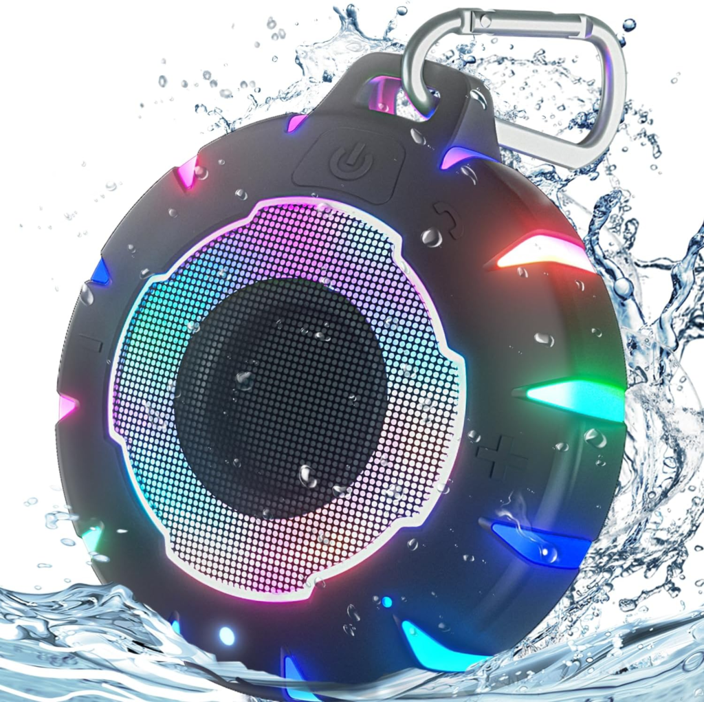 HEYSONG Waterproof Shower Bluetooth Speaker