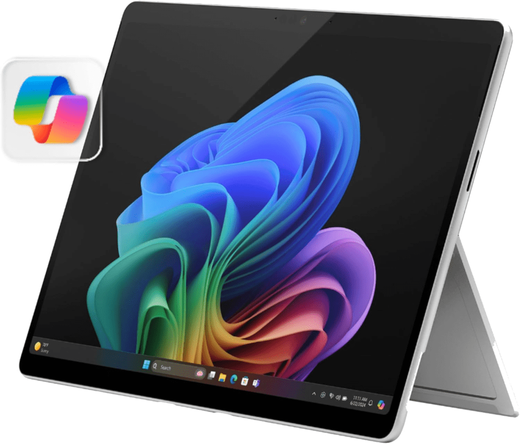 Microsoft Surface Pro 2-in-1 Laptop/Tablet (2024), Windows 11 Copilot+ PC, 13" Touchscreen Display, Snapdragon X Plus (10 Core), 16GB RAM, 256GB Storage